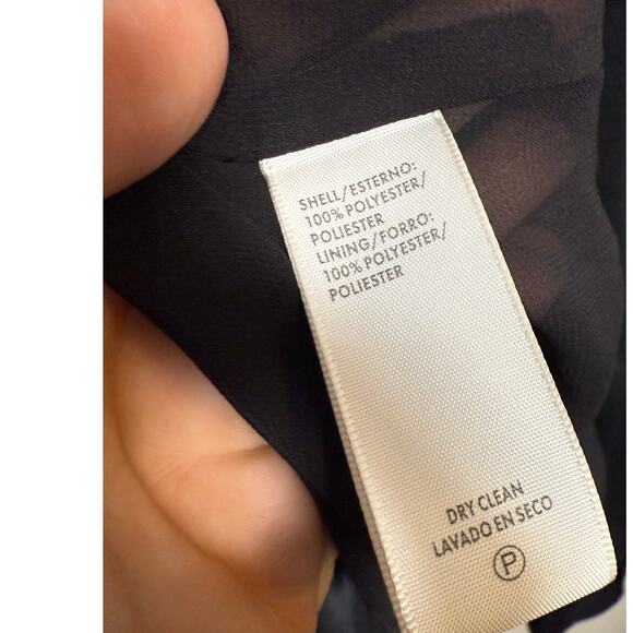 Rebecca Minkoff Sasha Black Sleeveless Ruffle Mini Dress Sz. XS - Picture 6 of 8